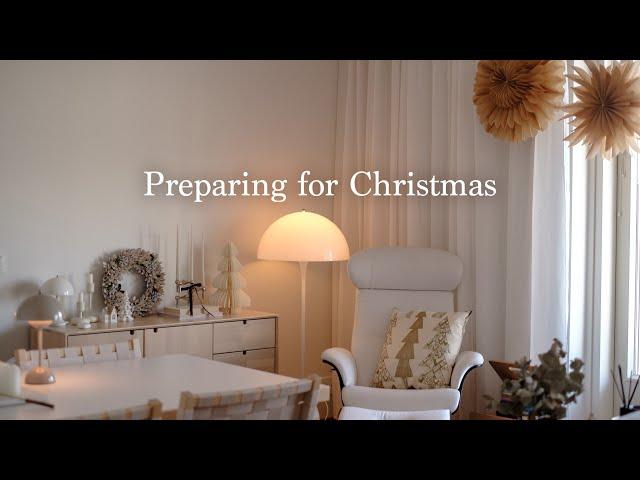 Preparing for Christmas I  Simple & Minimal Christmas Decor 2024 I Cozy Winter Day