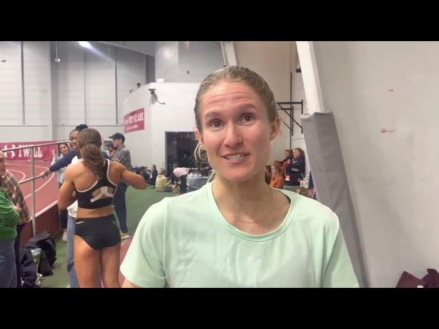 Olympian Val Constien shares training update & USA plans after 8:41.77 3000m PB at Valentine Invite