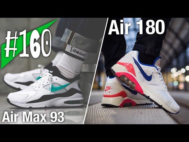 #160 - RELEASE: Nike Air 180 OG | Air Max 93 OG - Review - sneakerkult