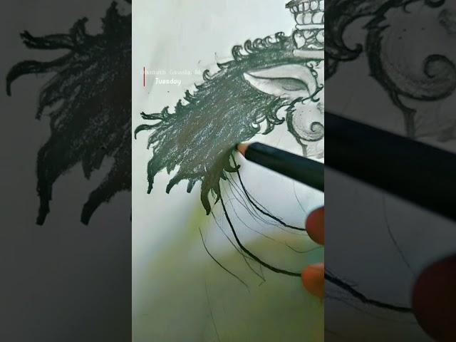 drawing with camelin pencils #varaha avatar