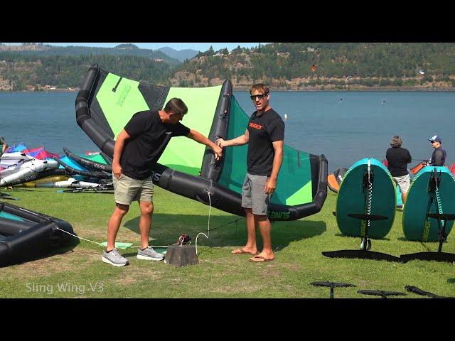 Slingshot discuss their new foiling gear at AWSI // Foiling Magazine