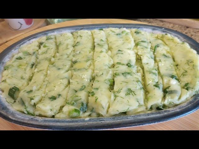  " SKORDALİA " ( Greek Potato )KOMŞUDAN NEFİS BİR YUNAN MEZESİ | SARIMSAKLI SİRKELİ PATATES MEZESİ.