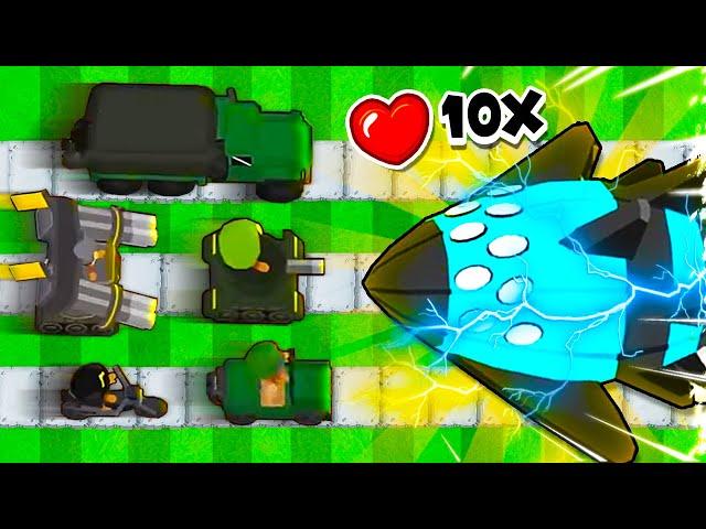 Army Base Tower vs VORTEX in BTD 6!