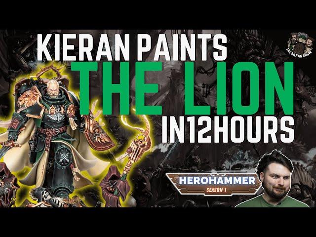 12 Hours To Paint The Lion & Skatros | Hero Hammer - Round 1 | Warhammer 40k