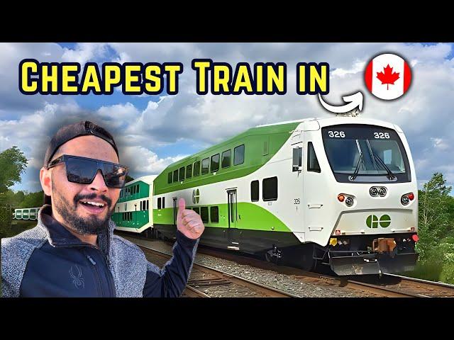 Canada’s Cheapest Train for $10? | Travelling To Toronto Canada for cheap |