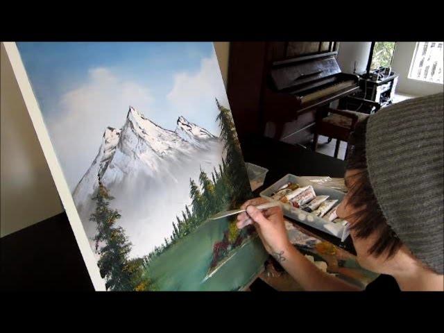 Bob Ross Style Painting ASMR HD