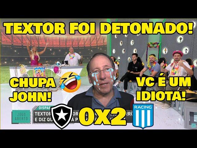 JOHN TEXTOR CRITICA IMPRENSA E OLHA O QUE A RENATA FAN FALOU