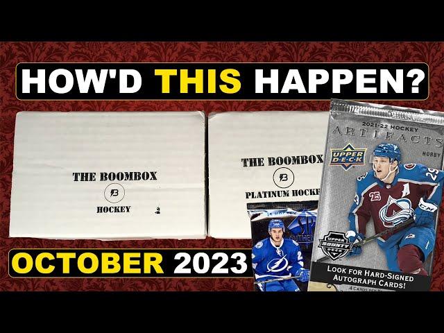 Low Numbered Pulls! - Opening The BOOMBOX Platinum Hockey + BOOMBOX Hockey - October 2023