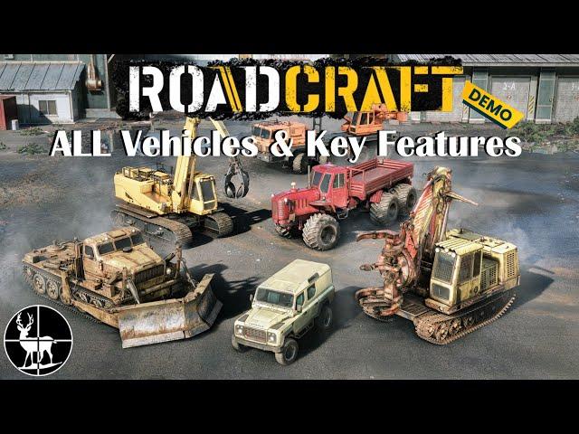 RoadCraft - ALL Vehicles & Key Features You May Have Missed in the Demo