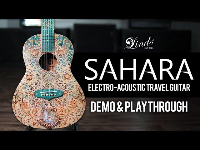 Lindo Sahara Electro Acoustic Travel Guitar | Demo and Playthrough