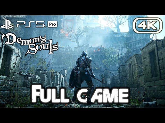 DEMON'S SOULS PS5 PRO Gameplay Walkthrough FULL GAME (4K 60FPS) No Commentary