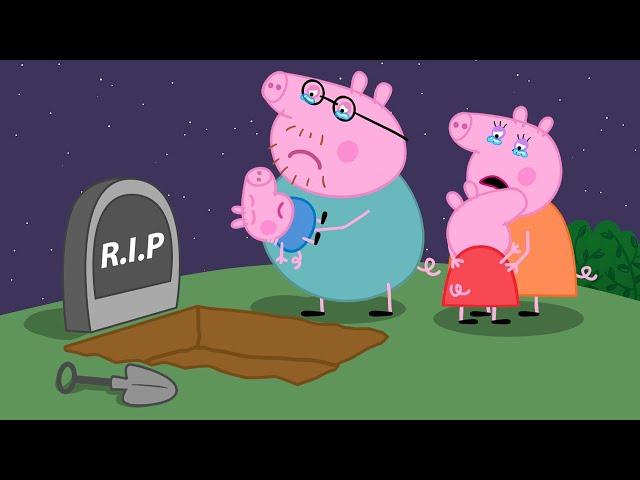 Daddy Pig Desperate Attempt to Save George | Peppa Pig Funny Animation