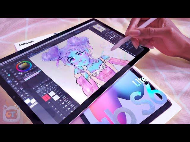 ️Tab S6 LITE Clip Studio Paint Drawing  60+ layers | Does it lag?