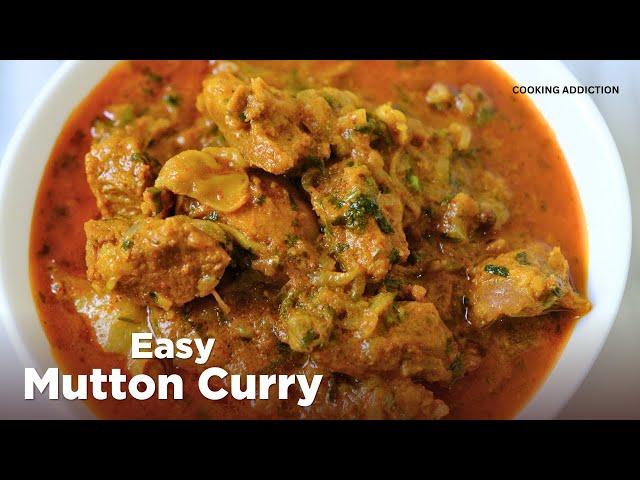 Easy mutton curry recipe for beginners | quick & tasty mutton curry | mutton Gravy | Indian recipes