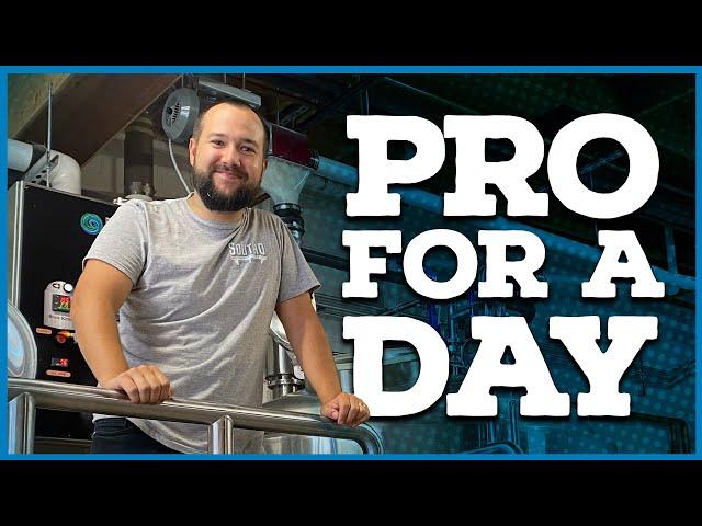 Home Brewer GOES PRO!! [Brewing Beer at a Brewery]