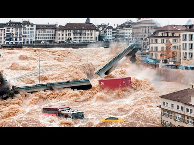 Mass Evacuation in Italy! Flooding washes away cars and roads in Emilia-Romagna, Europe is shocked