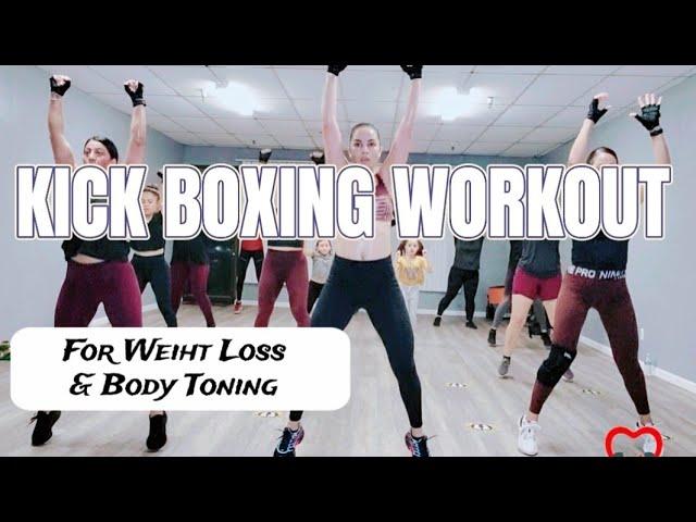 CARDIO DANCE FITNESS | KICK BOXING WORKOUT FOR WEIGHT LOSS & BODY TONING