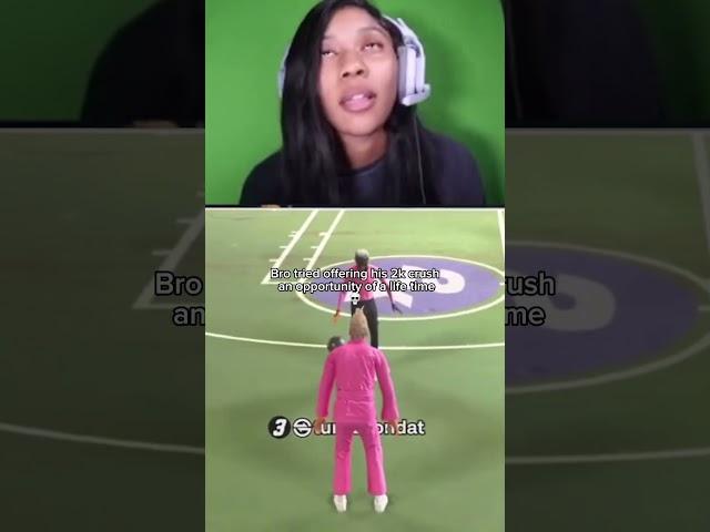 Bro offered his 2k crush an opportunity of a life time! #nba2k25 #shorts #2kcommunity #nba2k