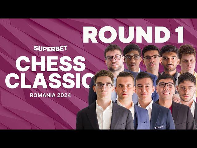 Superbet Chess Classic 2024: Round 1 | #GrandChessTour