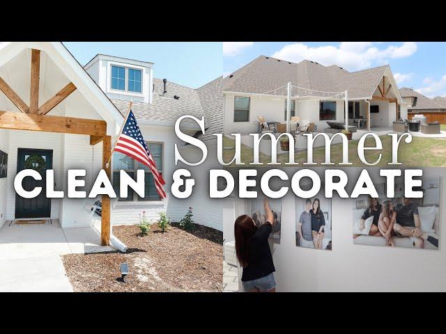 SUMMER DECORATE WITH ME 2021 | DECORATING FOR SUMMER | SUMMER CLEAN WITH ME