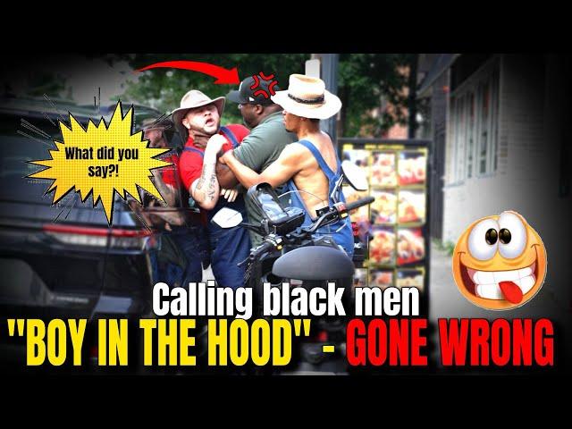 Calling black men boy in 2025 is diabolical  Prank Gone wrong in the Hood (BankHead) 