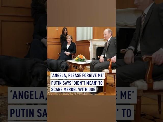 'Angela, Please Forgive Me': Putin Says 'Didn't Mean' to Scare Merkel With Dog