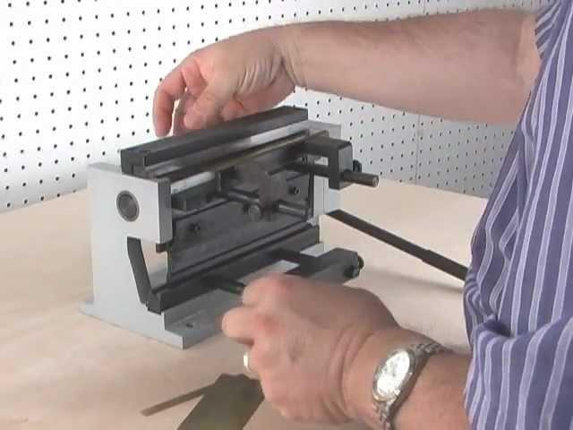 Demonstration of Micro-Mark #82820 Mini Metal Shear / Brake