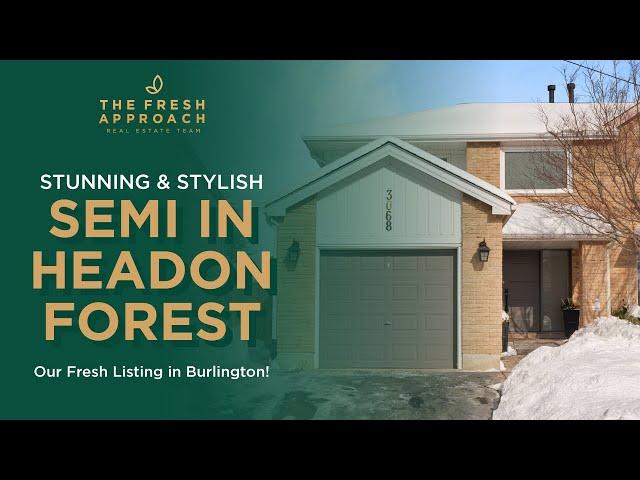 $1.05M Renovated Semi in Headon Forest | 3068 Autumn Hill Cres, Burlington