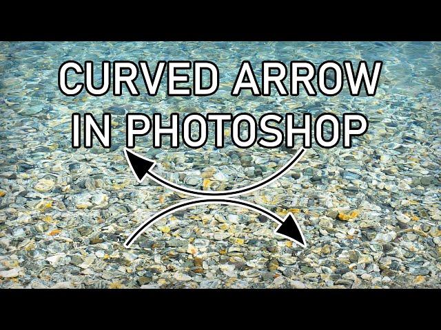 Make a curved arrow in Photoshop