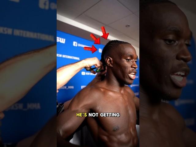 Why This Fighter Saved His Hair?  #short #youtubeshorts #mma