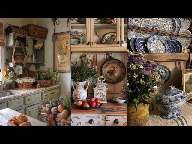 ️SMALL COTTAGE KITCHEN VINTAGE DECOR: Blending Practicality & Whimsy Kitchen Ideas for Cosy Home