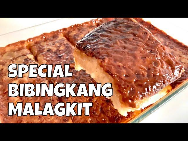 BIBINGKANG MALAGKIT RECIPE | Filipino Rice Cake with Caramelized Coconut Topping