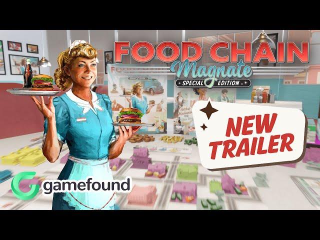 Food Chain Magnate: Special Edition Gamefound Trailer