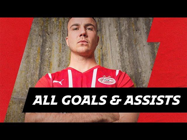 MARIO GÖTZE - All GOALS  & ASSISTS  for PSV!  | #VooruitMario