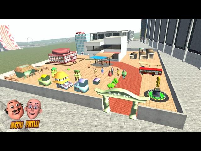 Franklin Change House to Motu Patlu City Furfuri Nagar in Indian Bike Driving 3D