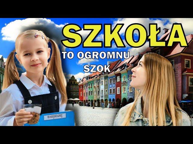 SCHOOL/FIRST DAY AT POLISH SCHOOL/KAROLINA VLOG