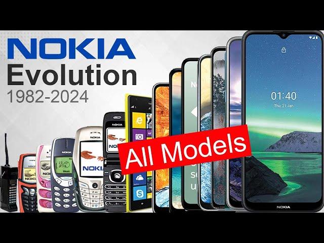 Nokia History, Evolution 1982-2024, 400+ Models, All Nokia Phones,  Nokia All Models,