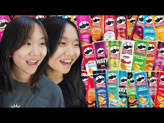 We TIER RANKED Pringles Chip Flavors! | Janet and Kate