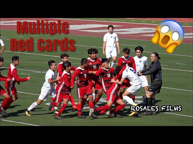 Soccer Game Gets Out of Control - Hoover vs Central High School Boys Soccer