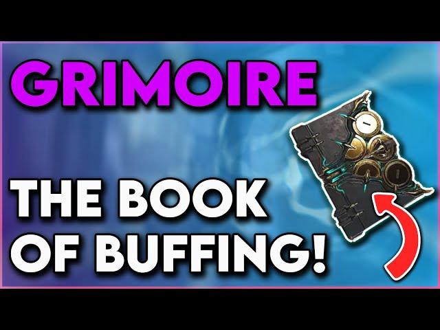 Warframe Grimoire is a GREAT buffing weapon in Whispers in the Walls