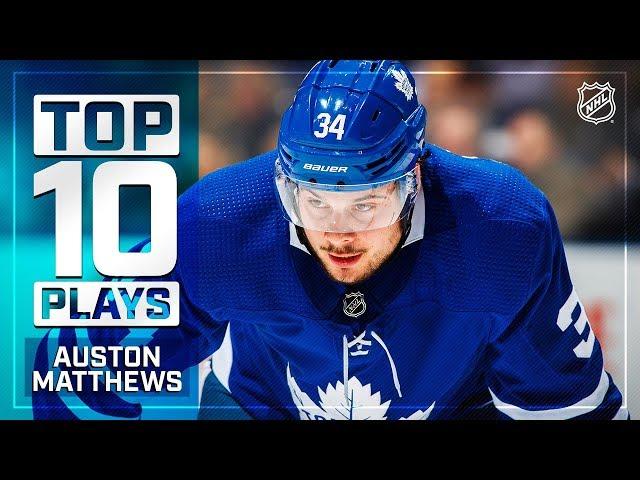 Top 10 Auston Matthews plays from 2018-19