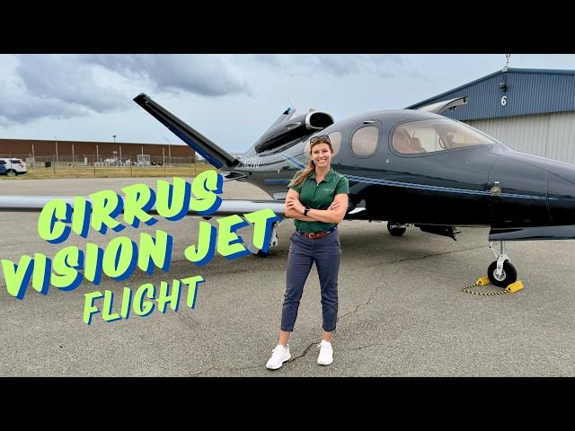 Cirrus Vision Jet FULL FLIGHT: Autothrottles, stalls, steep turns, RNAV & more!