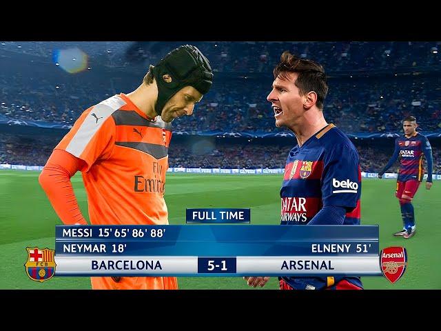 The Day Lionel Messi Singlehandedly Destroyed Petr Cech and Arsenal