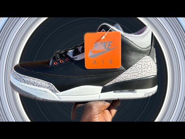 jordan 3 retro black cement reimagined  2024 watch this before nov 23 shock drop??  soon #nike