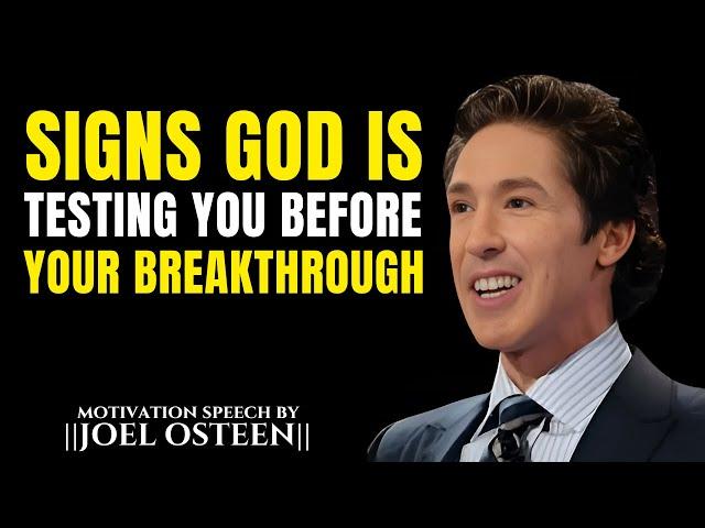 Signs God Is Preparing You For A Major Breakthrough || The Most Powerful Speech by Joel Osteen ||