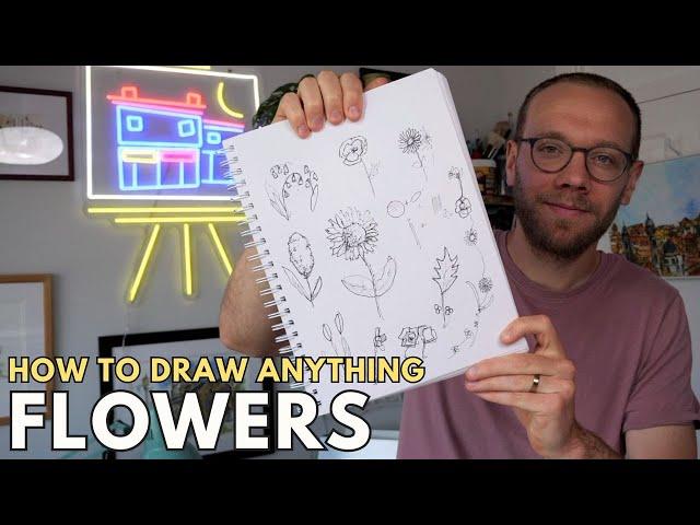 How to Draw Flowers and Botanicals - Draw Anything 5