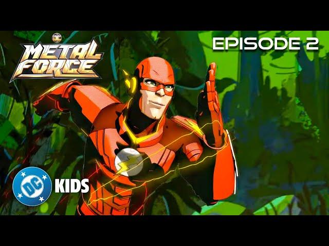 The Flash vs Gorilla Grodd! FULL EPISODE 2 | DC Metal Force | @dckids