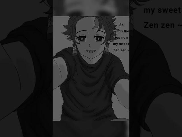 Whose the Top (Tanzen) (Zentan) #tanzen #zentan #tanjiro  #zenitsu #demonslayer #shorts