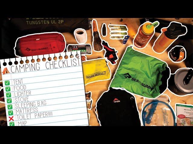 The Essential Backpacking Checklist