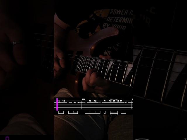 Metallica - Master Of Puppets  #guitar #masterofpuppets #metallica #metal #tutorial #tabs #shorts